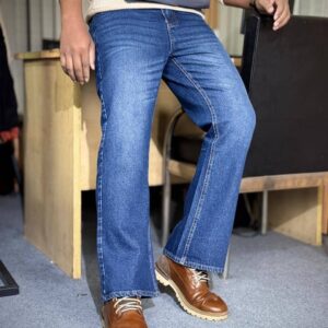 1 Pcs Jeans Blue Bootcut